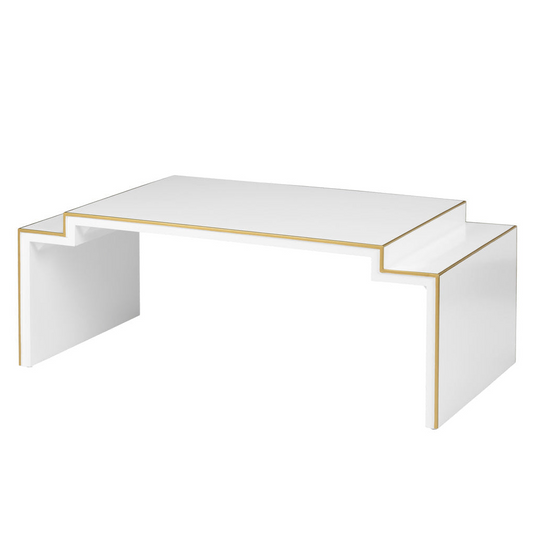 Chatsworth Wooden White Coffee Table