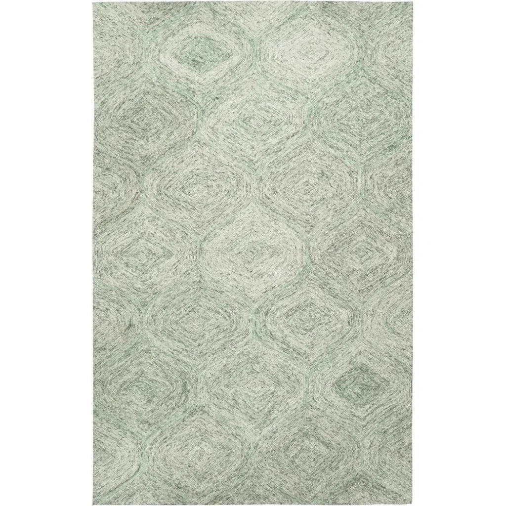 Chil Wool Green Hallway Kitchen Runner Rug - LOOMLAN - LOOMLAN - Area Rugs