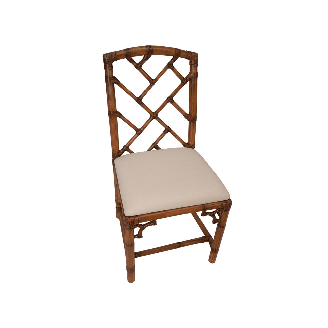 Chippendale Bamboo Rattan Dining Chair