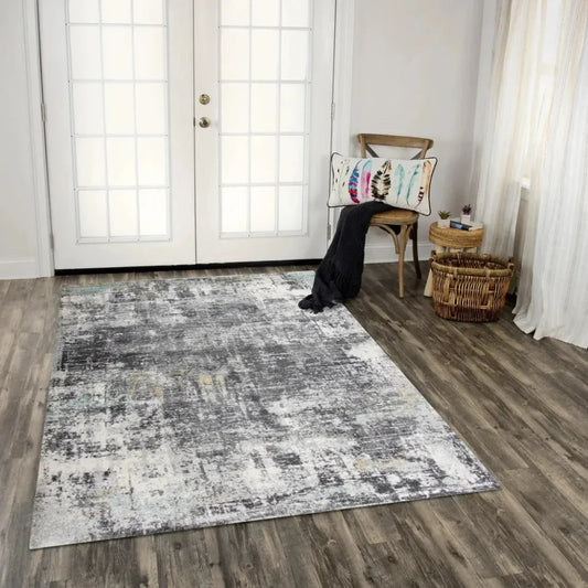 Chub Abstract Blue Kitchen Hallway Runner Rug - LOOMLAN - LOOMLAN - Area Rugs