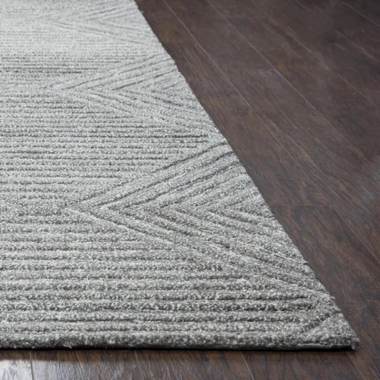 Cito Geometric Gray Large Area Rugs For Living Room - LOOMLAN - LOOMLAN - Area Rugs