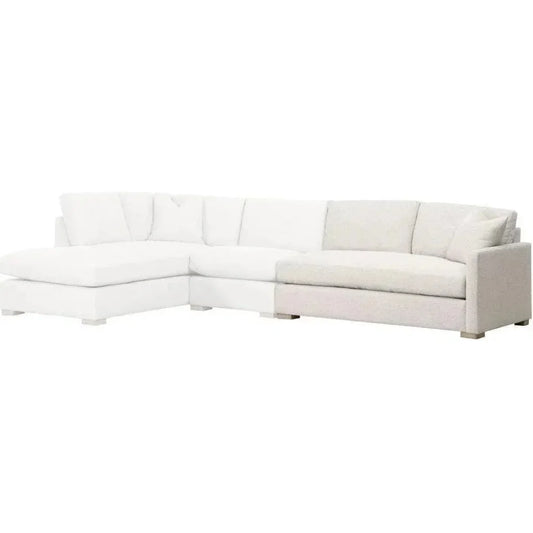 Clara Modular 2-Seat Right Slim Arm Sofa-Modular Components-Essentials For Living-LOOMLAN