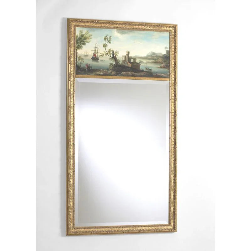 Classic Trumeau - Building Gold Framed Wall Mirror - LOOMLAN - Chelsea House - Wall Mirrors