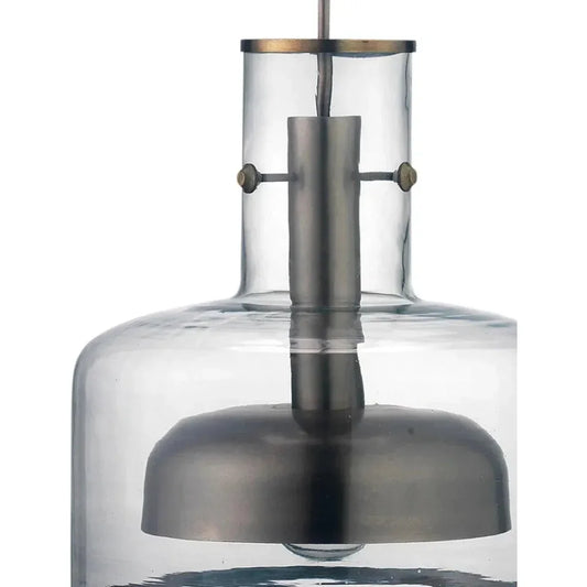 Clear Glass Clyde Pendant - LOOMLAN - Jamie Young - Pendants