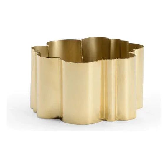 Cloud Shaped Metalic Gold Bowl - LOOMLAN - Chelsea House - Boxes & Bowls