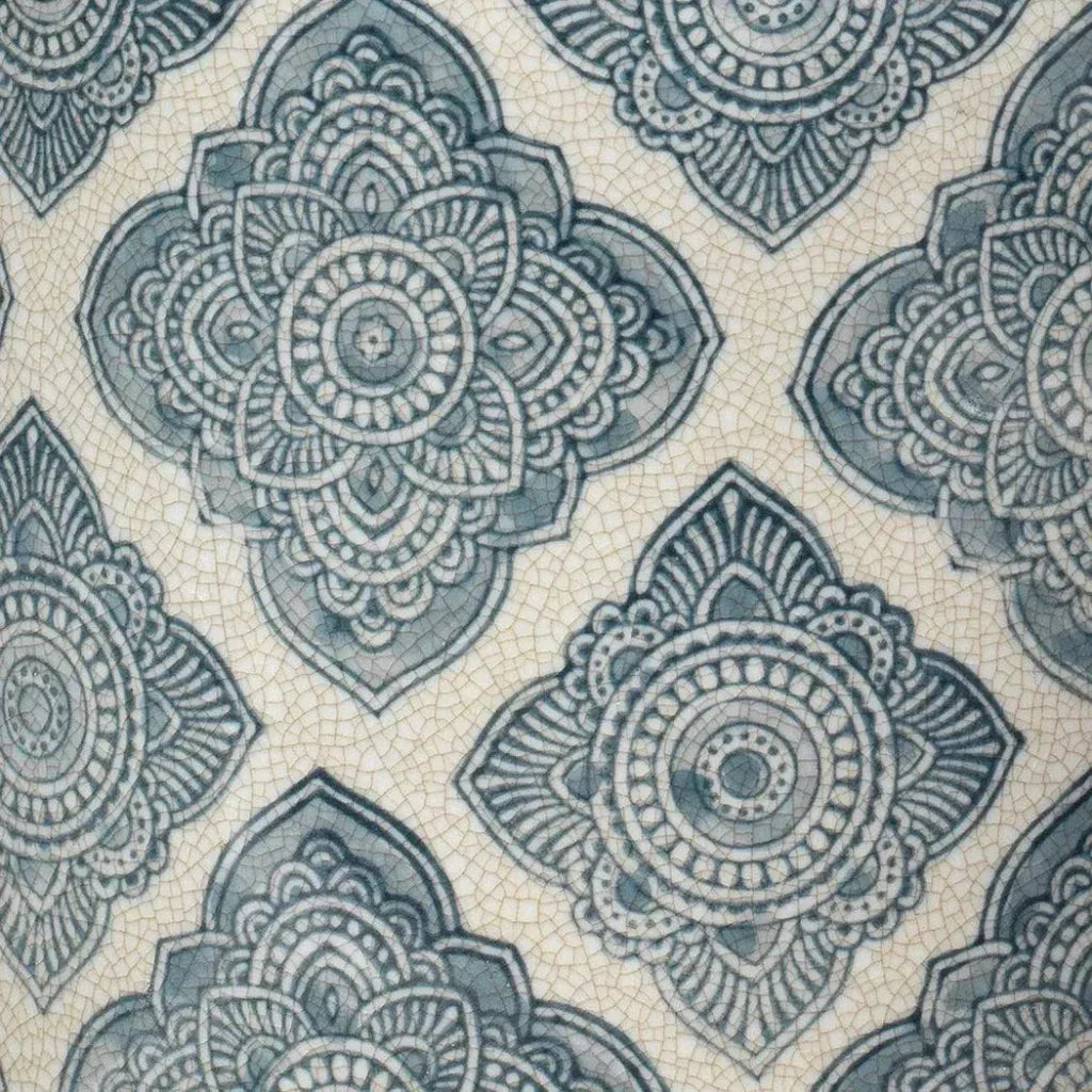 Coastal Style Blue Ceramic Oran Canisters 2PC - LOOMLAN - Jamie Young - Vases & Jars