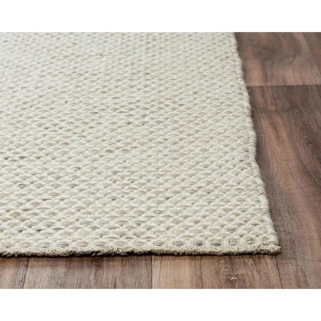 Coce Basketweave Beige Area Rugs For Living Room - LOOMLAN - LOOMLAN - Area Rugs