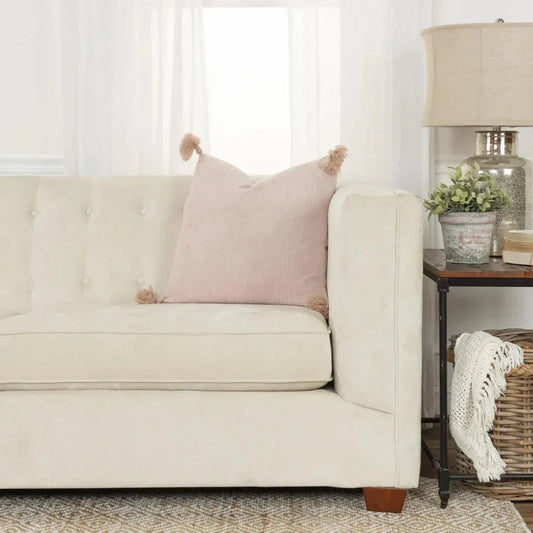 Coco Decorative Pillow For Sofa With Tassels - LOOMLAN - LOOMLAN - Throw Pillows