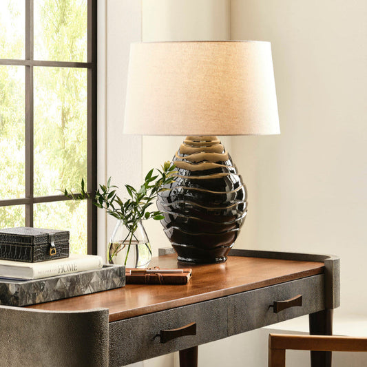 Cono Italian ceramic Table Lamp