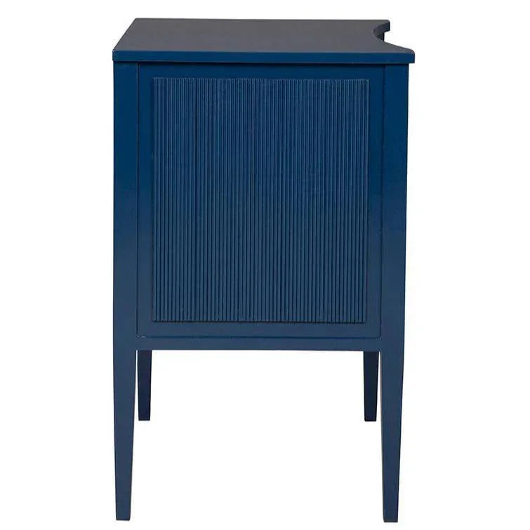 Blue Wooden 2 Drawers Constellation Chest - LOOMLAN - Furniture Classics - Chests