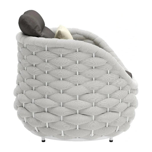 Coral Reef Accent Chair Gray-Outdoor Accent Chairs-Zuo Modern-LOOMLAN