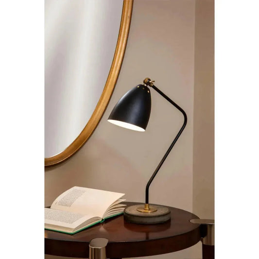 Correll Metal Black Task Lamp - LOOMLAN - Bassett Mirror - Table Lamps