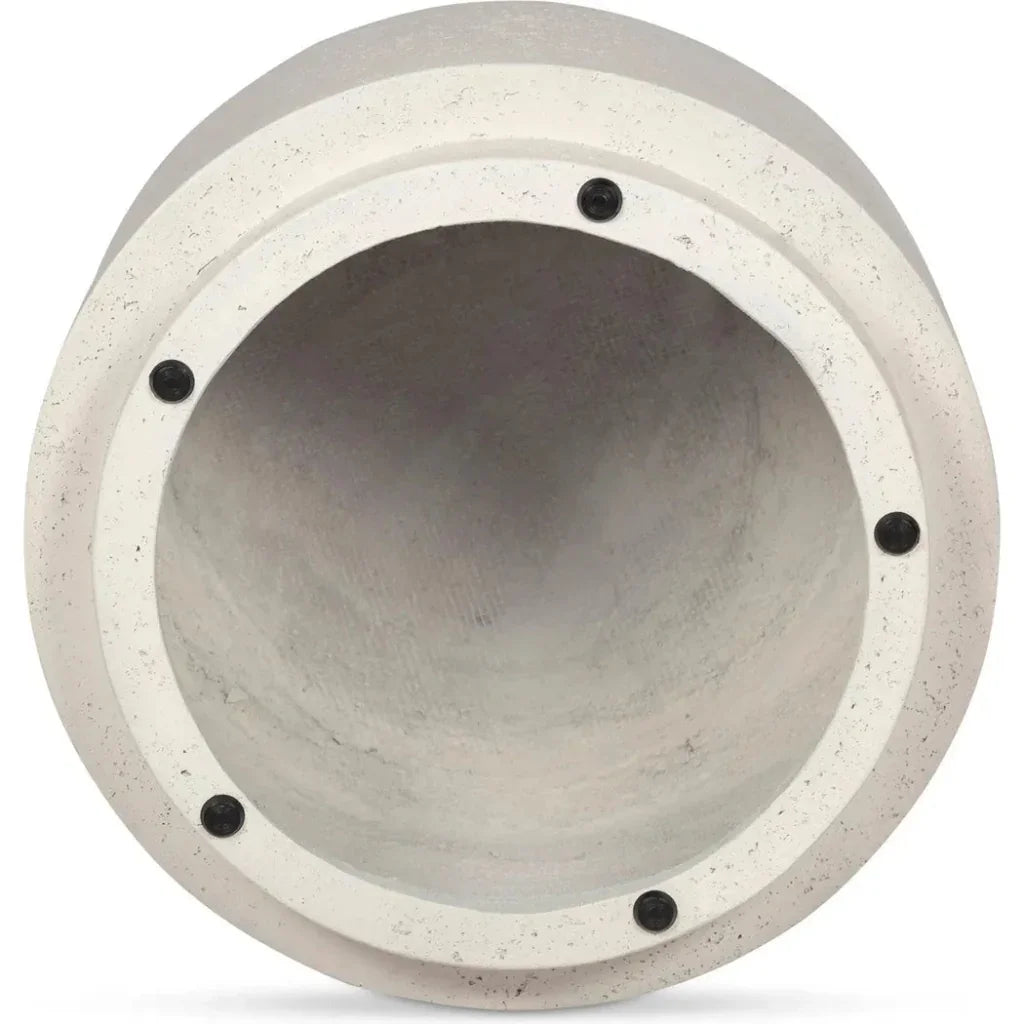 Cosmo Concrete & Stone Outdoor Round Accent Table - LOOMLAN - Moe's Home - Outdoor Side Tables