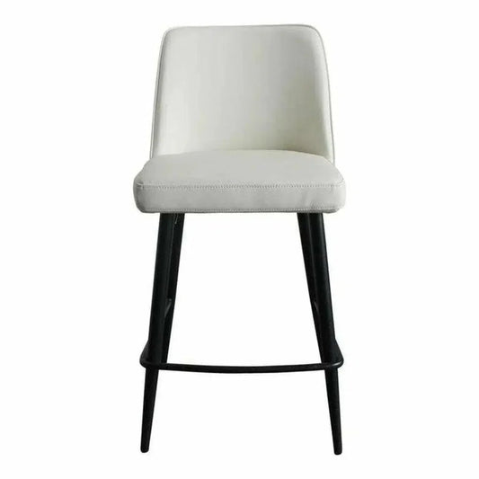 Counter Stool Ivory White Contemporary - LOOMLAN - Moe's Home - Counter Stools