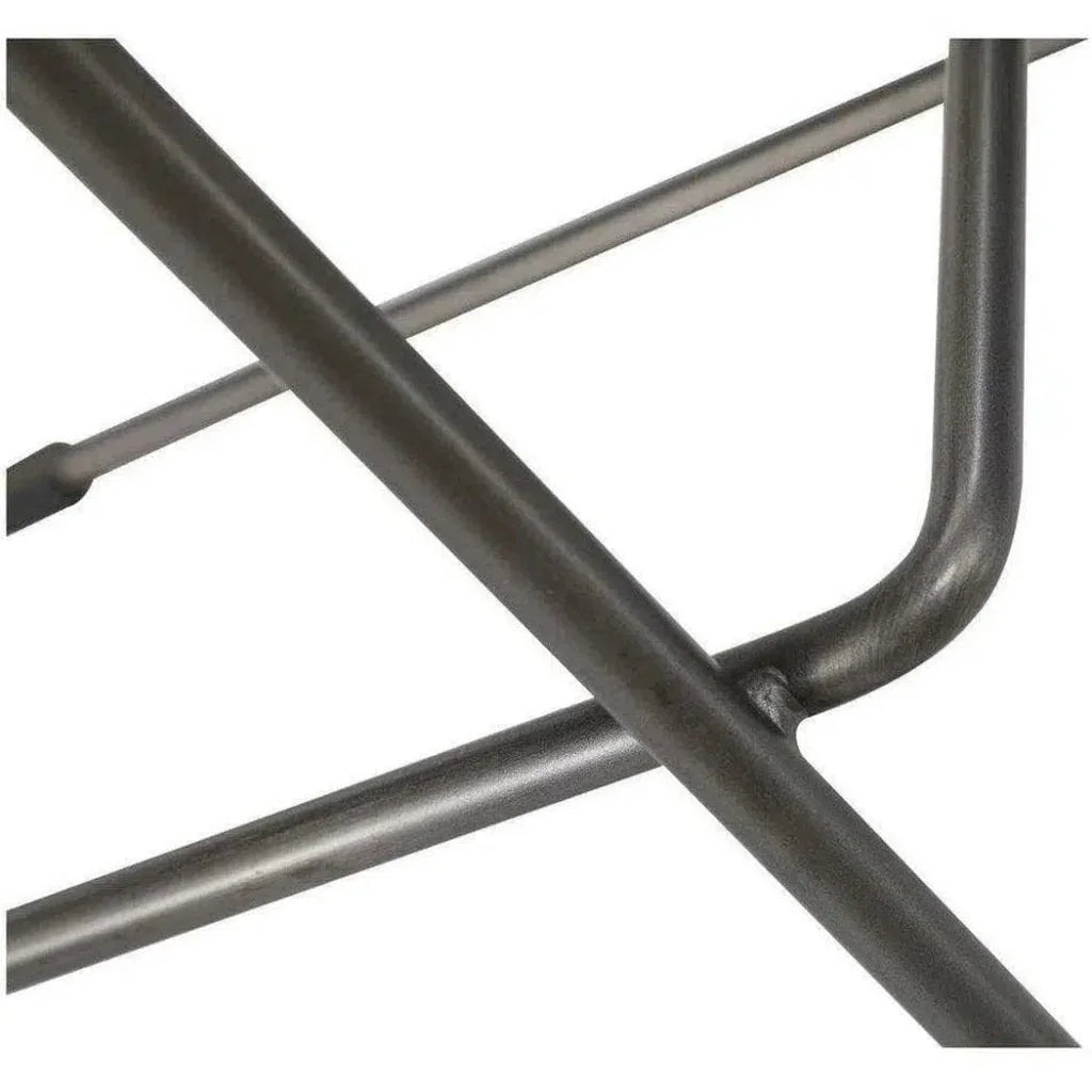 Counter Stool Onyx Leather Black - LOOMLAN - Moe's Home - Counter Stools