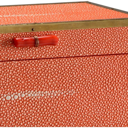 Cousteau Faux Shagreen Wrapped Nesting Box (Set of 3) - LOOMLAN - Wildwood - Boxes & Bowls