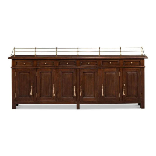 Covent Gardens Sideboard Walnut - LOOMLAN - Sarreid - Sideboards