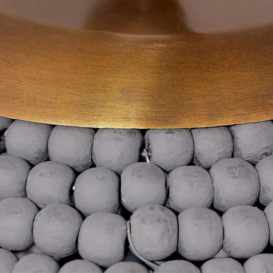 Creekside Beaded Pendant Slate Blue Lighting - LOOMLAN - Jamie Young - Pendants