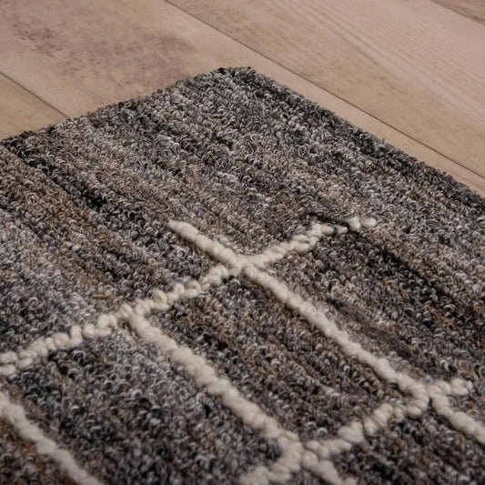 Cria Lines Dk.Brown Area Rugs For Living Room - LOOMLAN - LOOMLAN - Area Rugs