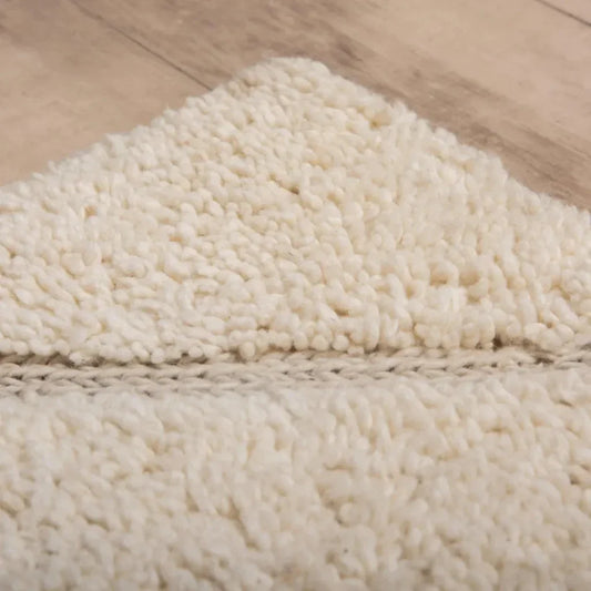 Crim Solid Beige Area Rugs For Living Room - LOOMLAN - LOOMLAN - Area Rugs