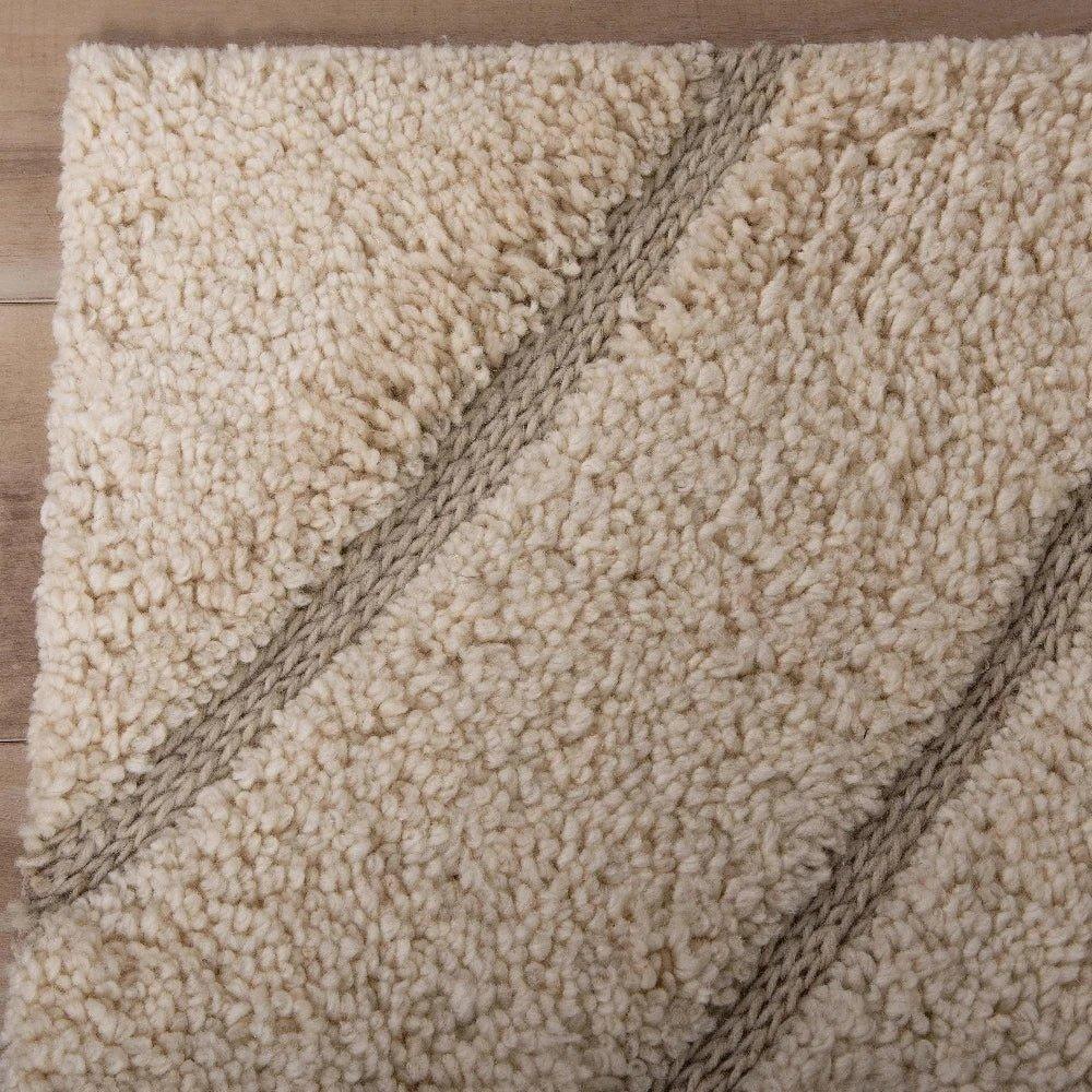 Crim Solid Beige Area Rugs For Living Room - LOOMLAN - LOOMLAN - Area Rugs