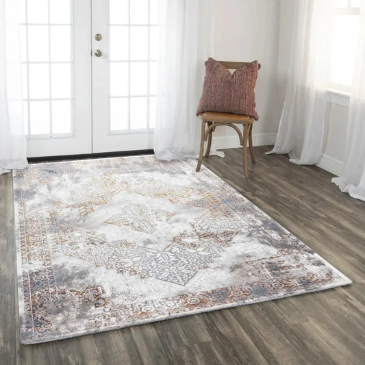 Croy Medallion Area Rugs For Living Room - LOOMLAN - LOOMLAN - Area Rugs