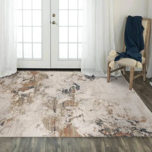 Cyke Abstract Natural Area Rugs For Living Room - LOOMLAN - LOOMLAN - Area Rugs