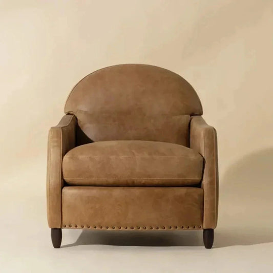 Cynthia Leather Lounge Chair-Lounge Chairs-SUNPAN-LOOMLAN