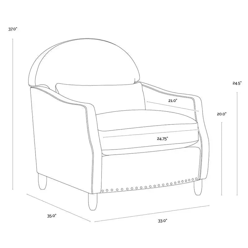 Cynthia Leather Lounge Chair-Lounge Chairs-SUNPAN-LOOMLAN