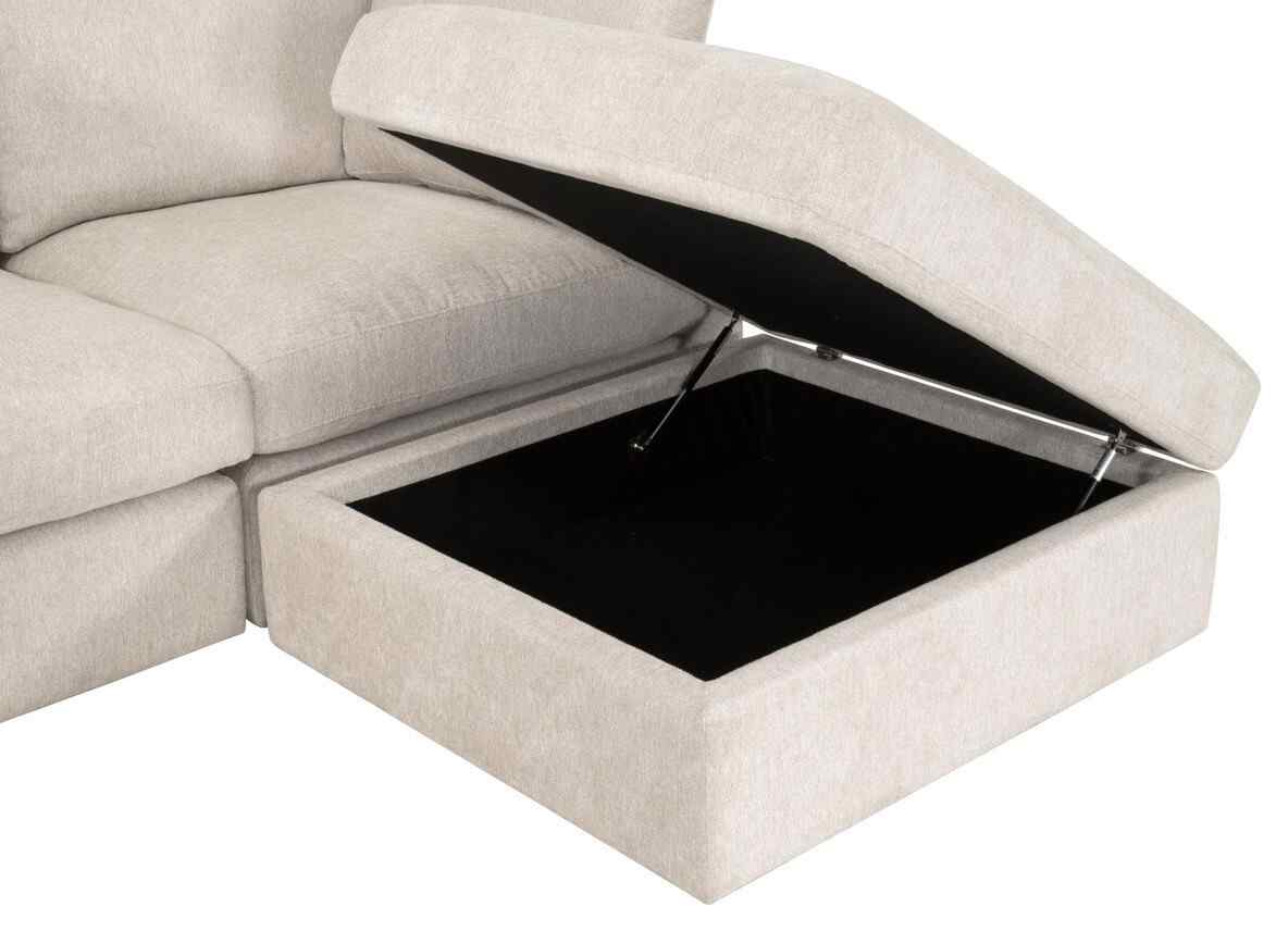 Daley Fabric Modular Armless Chair