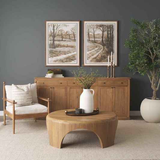 Danni Beige Fabric Lounge Chair