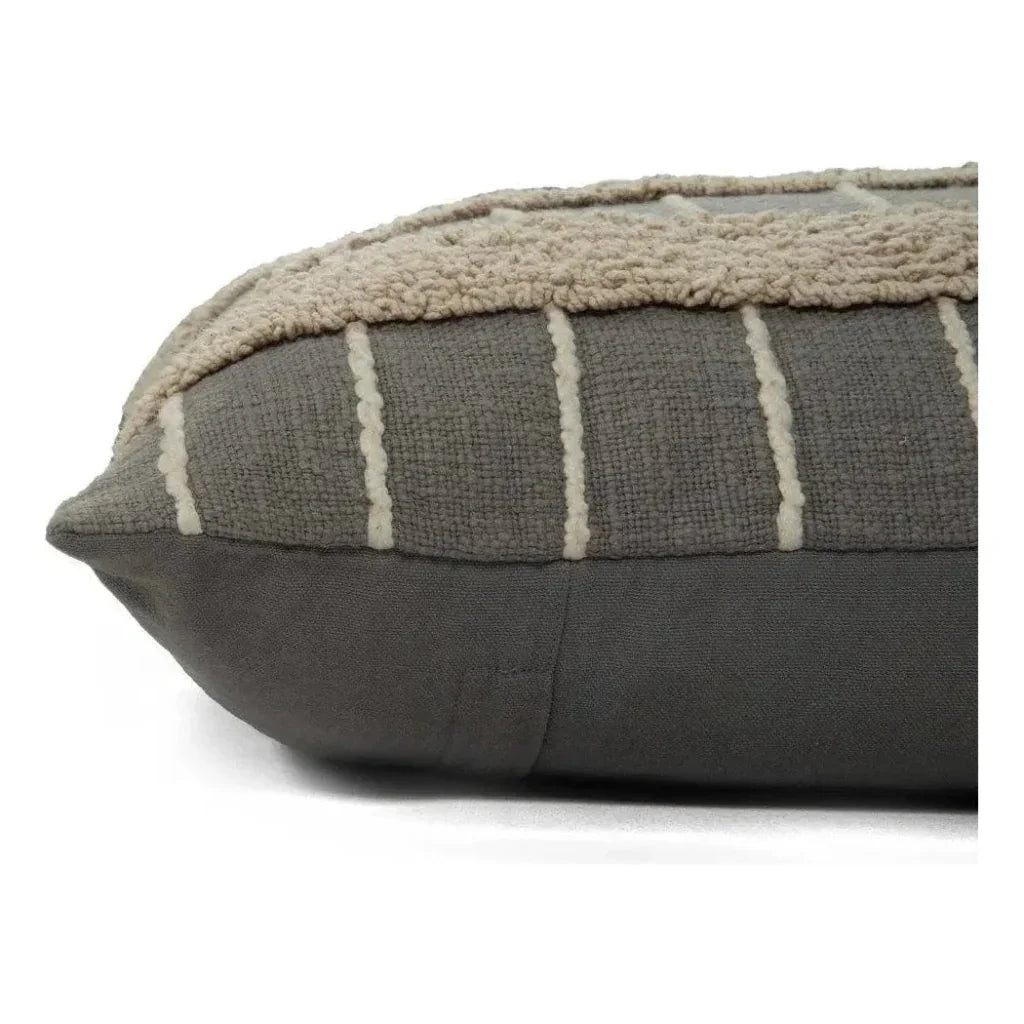 Dea Striped Couch Throw Pillow Down Insert - LOOMLAN - LOOMLAN - Throw Pillows