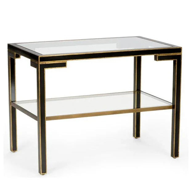 Decker Wood Framed Black Cocktail Table - LOOMLAN - Chelsea House - Coffee Tables