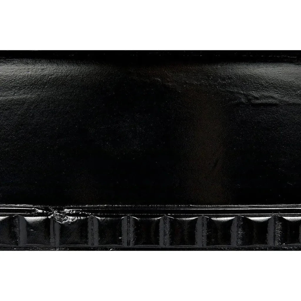 Dede Dining Chair, Leather, Black - LOOMLAN - Noir - Dining Chairs