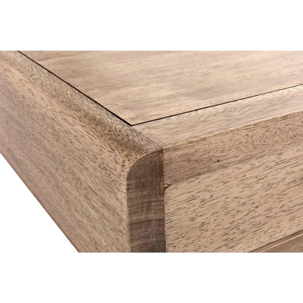 Degas Desk, Washed Walnut Wood Desk Drawers-Home Office Desks-Noir-LOOMLAN