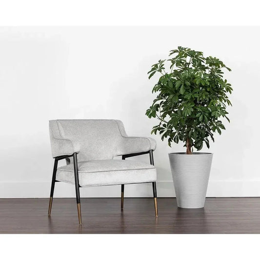 Derome Leather Unique Lounge Chair - LOOMLAN - SUNPAN - Accent Chairs