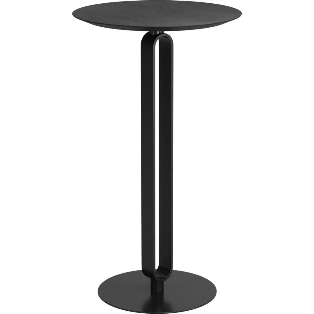 Derry Black Round Bar Table - LOOMLAN - Zuo Modern - Bar Tables