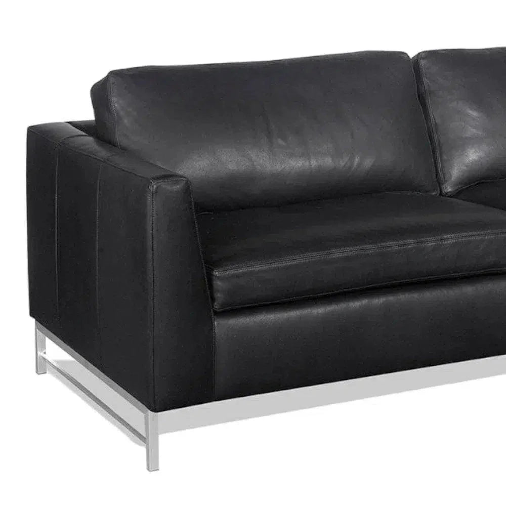 Desert Custom Oasis - Find Serenity on Leather Couch - LOOMLAN - Uptown Sebastian - Sofas & Loveseats