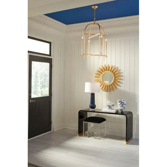 Diego Modern Gold Finish Lantern - LOOMLAN - Wildwood - Lanterns