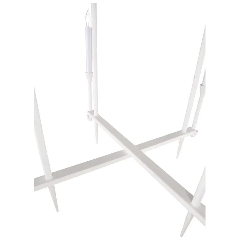 Diego White Adjustable Chain Lantern - LOOMLAN - Wildwood - Lanterns