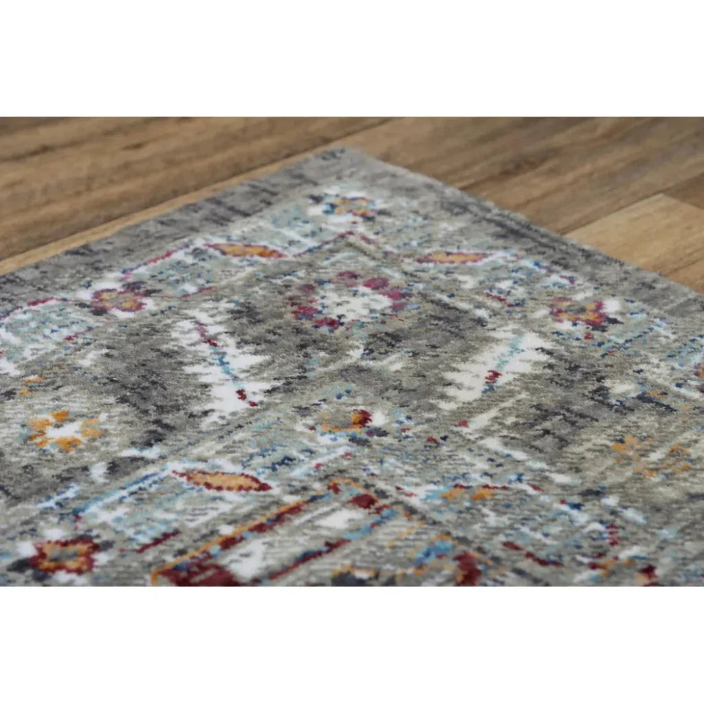 Diff Medallion Gray Large Area Rugs For Living Room - LOOMLAN - LOOMLAN - Area Rugs