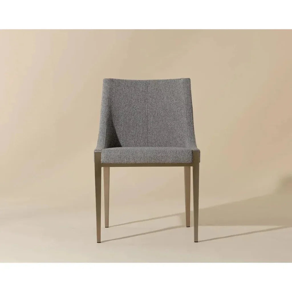 Dionne Fabric Armless Dining Chair - LOOMLAN - SUNPAN - Dining Chairs