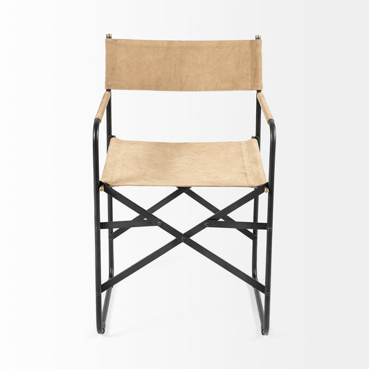 Direttore Tan Leather Dining Chair (Set of 2)