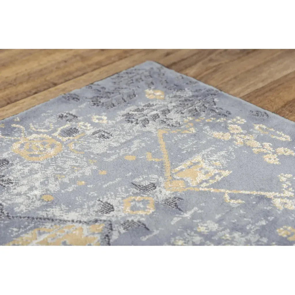 Dirk Diamond Gray Kitchen Hallway Runner Rug - LOOMLAN - LOOMLAN - Area Rugs