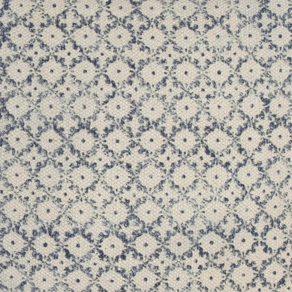 Ditsy Blue Throw Pillow With Down Insert - LOOMLAN - LOOMLAN - Throw Pillows