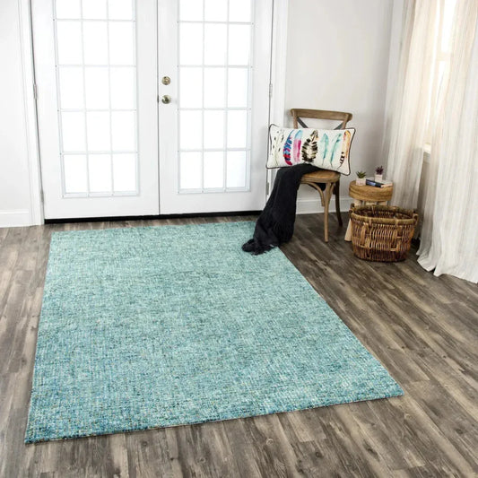 Dole Tweed Teal Large Area Rugs For Living Room - LOOMLAN - LOOMLAN - Area Rugs