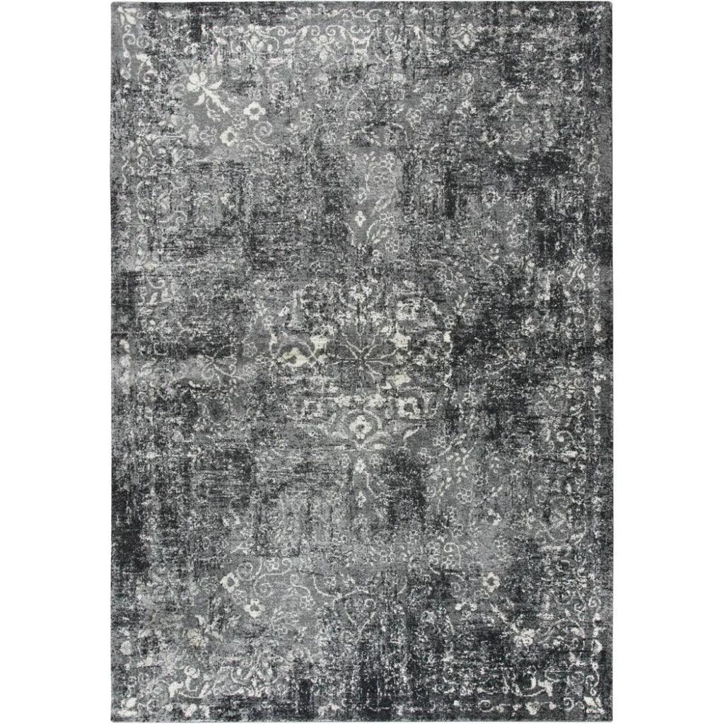 Dont Central Medallion Gray Kitchen Hallway Runner Rug - LOOMLAN - LOOMLAN - Area Rugs