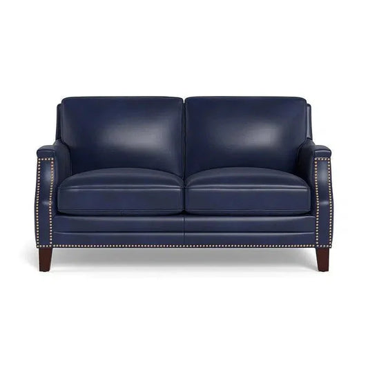 Dorma Leather Loveseat - LOOMLAN - Uptown Sebastian - Sofas & Loveseats