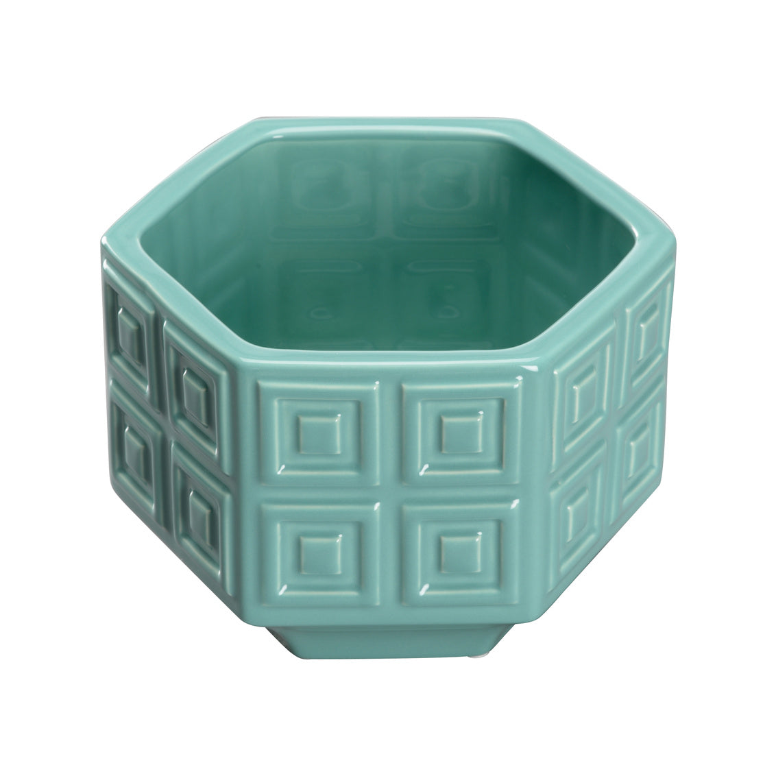 Dover Green Ceramic Cachepot