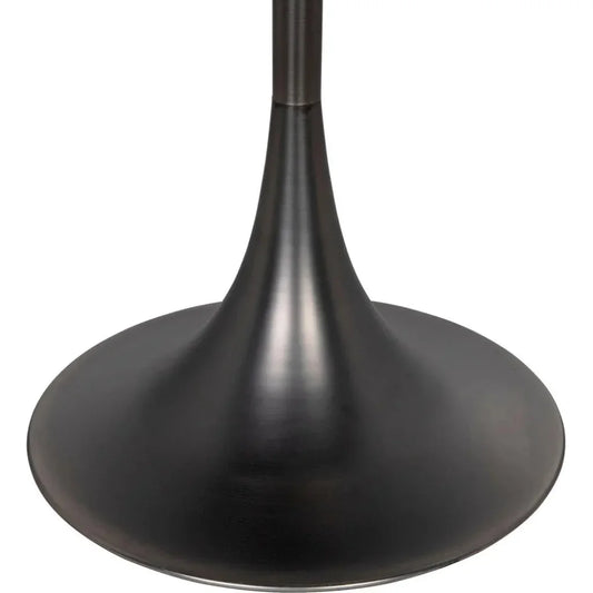 Drop Floor Lamp, Gun Metal Finish-Floor Lamps-Noir-LOOMLAN